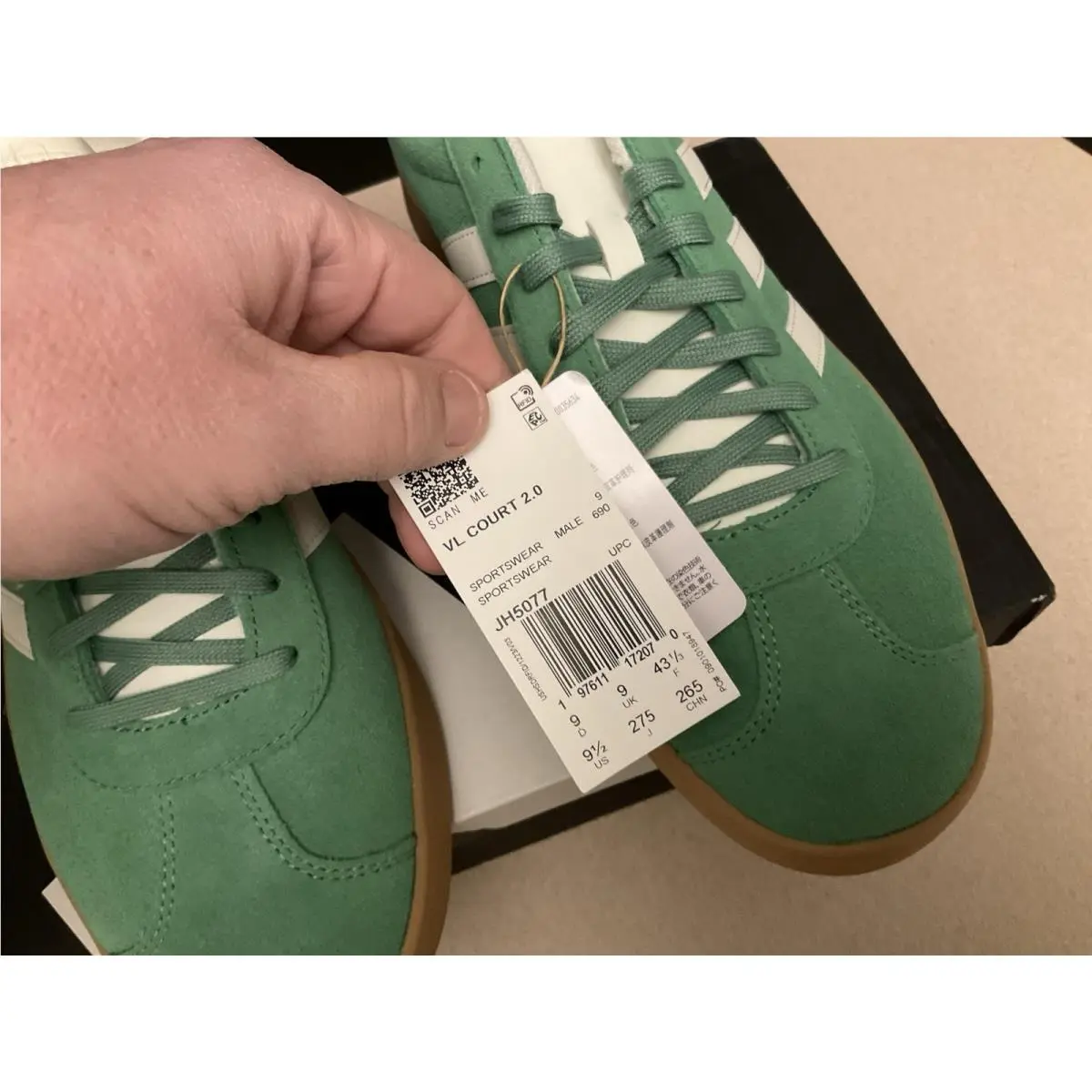Adidas shoes - Adidas VL Court 2.0 - Court - Adidas VL Court 20 - Green 1