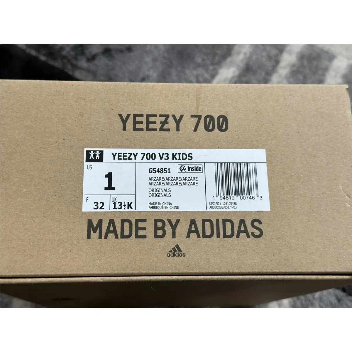 Adidas shoes - adidas Yeezy 700 V3 - Yeezy - G54851 - Multicolor 6