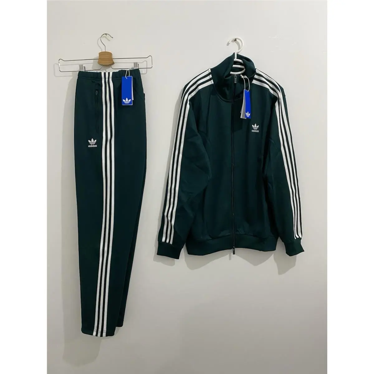 Adidas Originals Classics Beckenbauer Tracksuit Aurora Ivy White Size 2XL