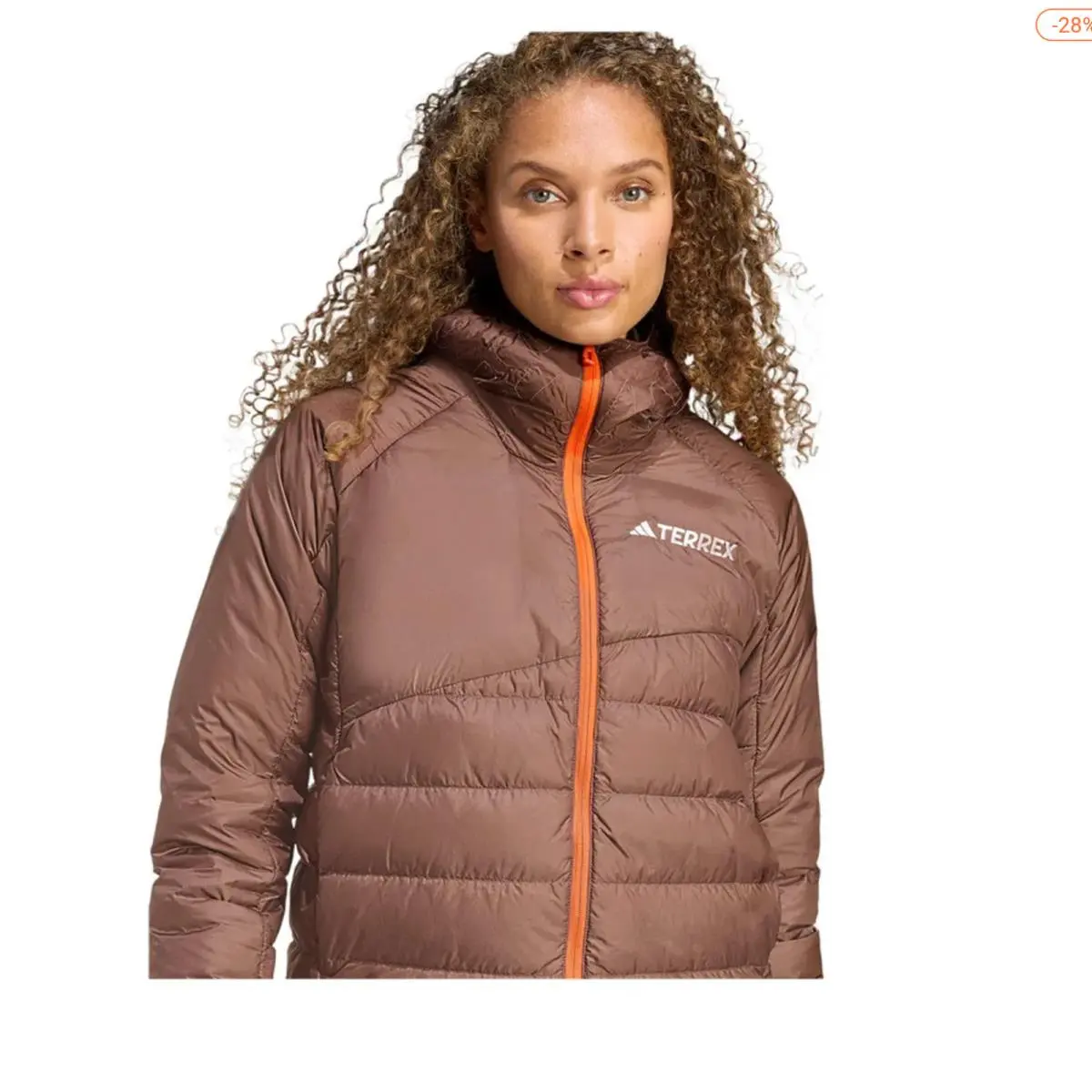 Adidas clothing - adidas Terrex Xperior Climawarm+ Down Jacket - Brown (UPC: 197626623161) 2