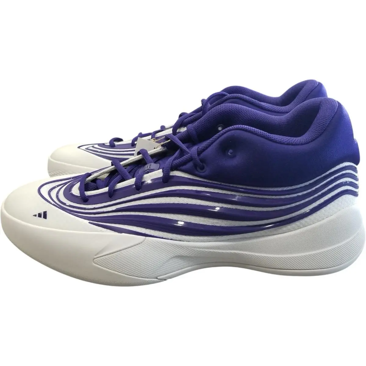 Adidas Dame X Size 12 Basketball Shoes Unisex Rare Team Promo Purple White