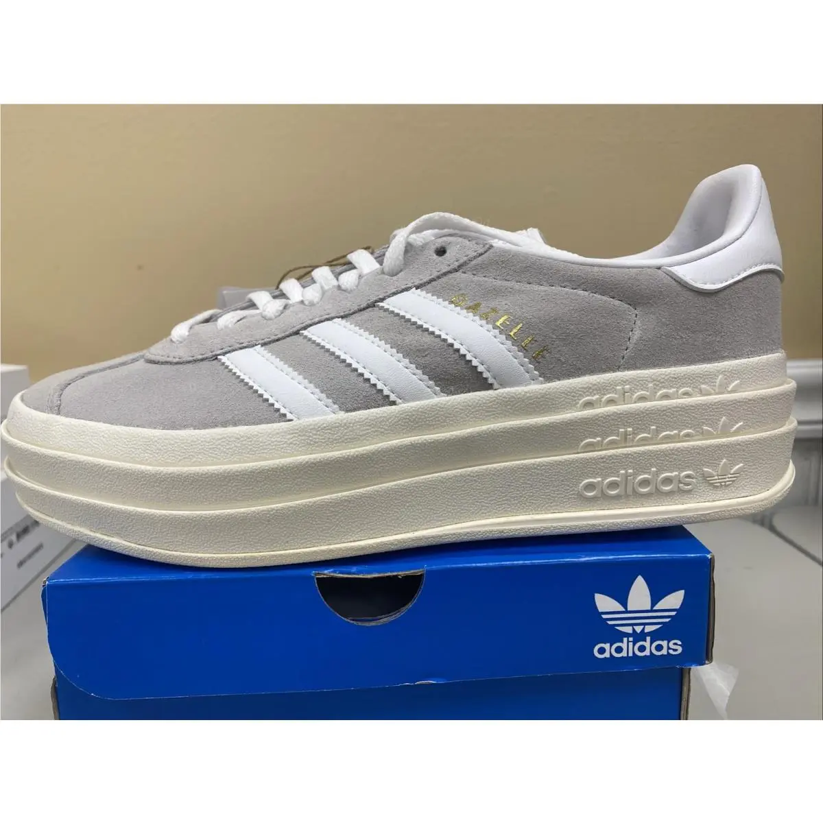 Adidas shoes - adidas Gazelle - Gazelle - Gray/White (UPC: 4066748981359) 5