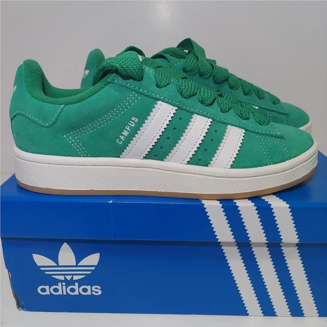 Adidas Women`s Size 7 Campus 00s - Preloved White/green JI2751