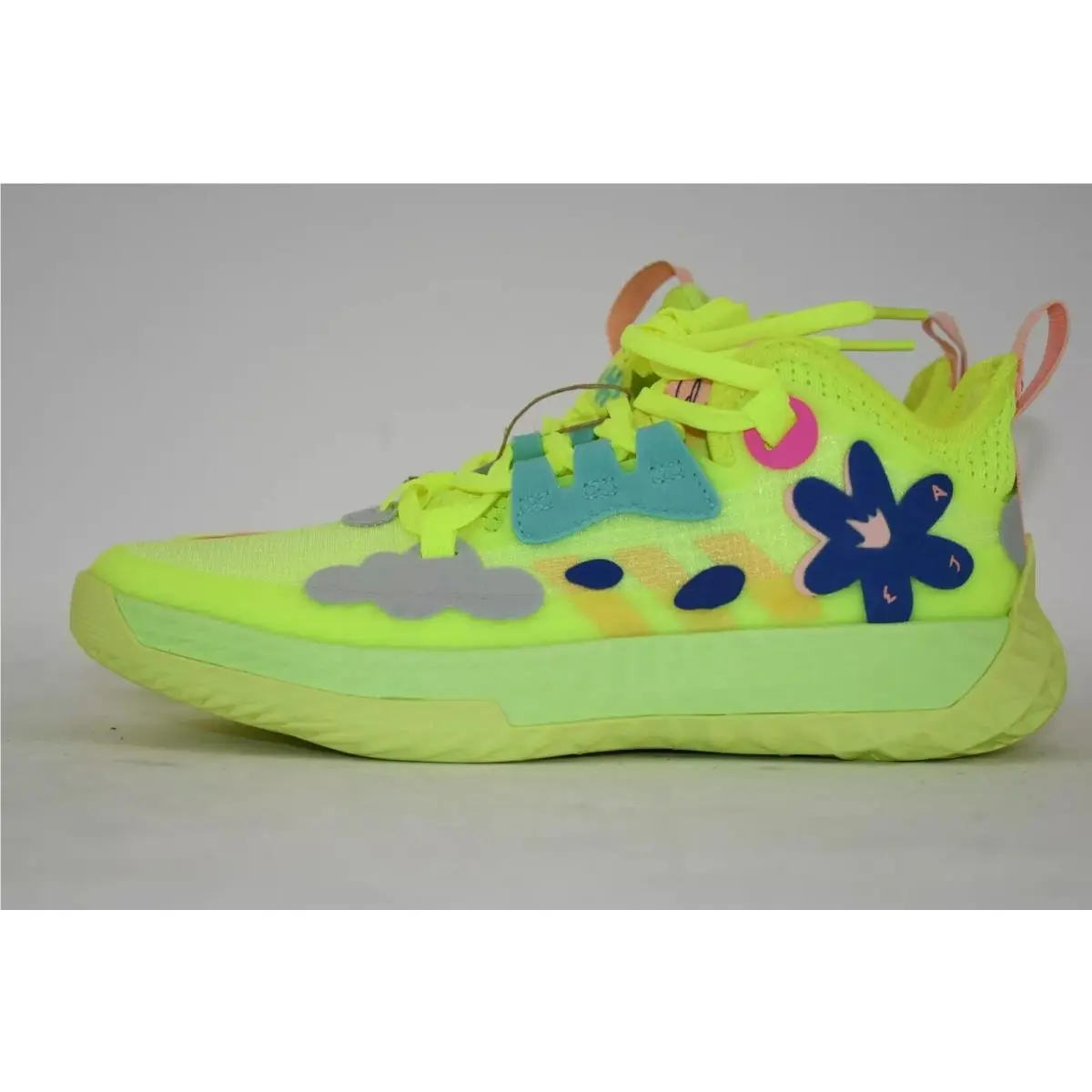 Adidas Harden Vol. 5 J Futurenatural Solar Yellow Shoes Size Womens 6 Kids 4.5Y