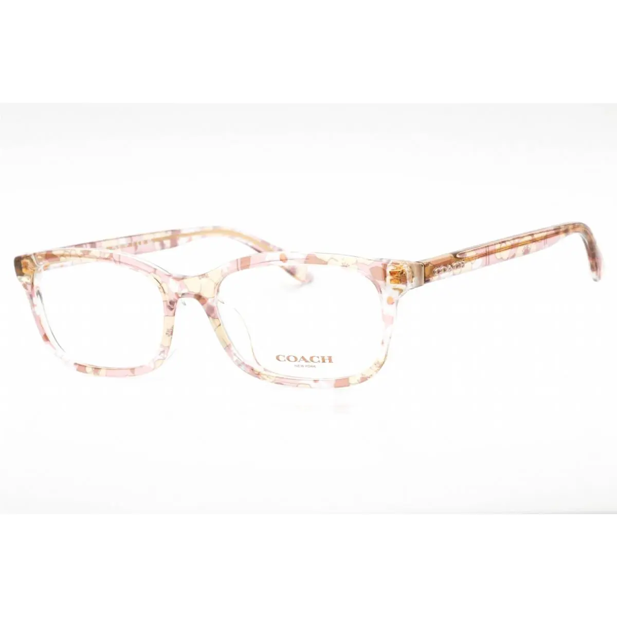 Coach HC6174F 5695 Transparent Pink Floral Print 54mm Eyeglasses