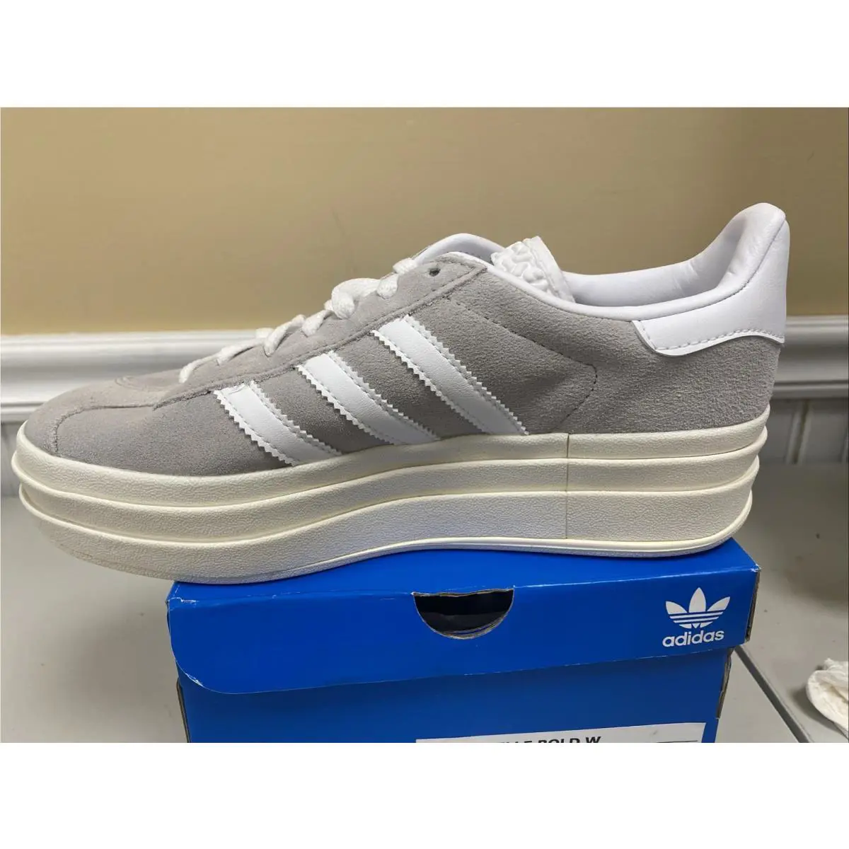 Adidas shoes - adidas Gazelle - Gazelle - Gray/White (UPC: 4066748981311) 2