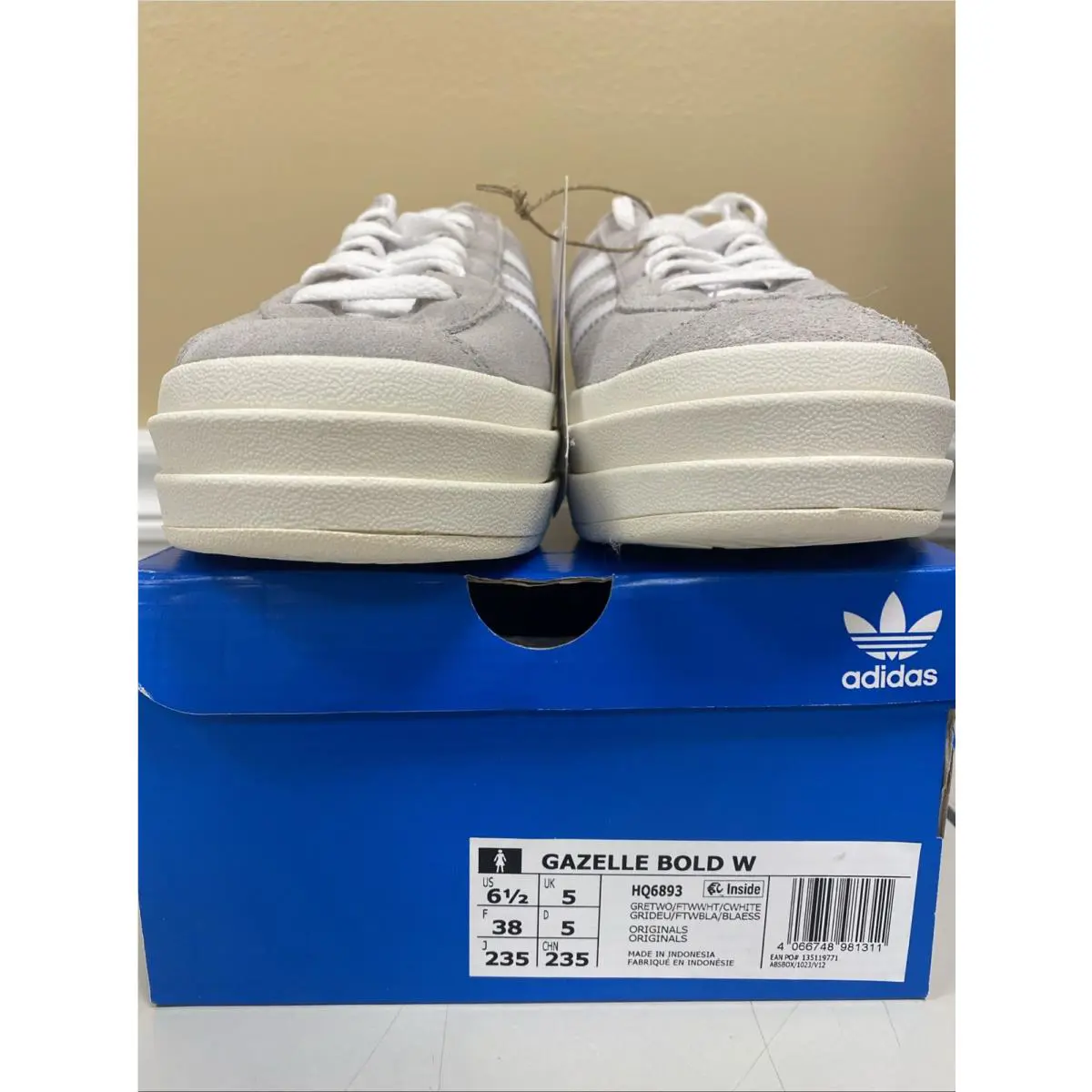Adidas shoes - adidas Gazelle - Gazelle - Gray/White (UPC: 4066748981311) 3