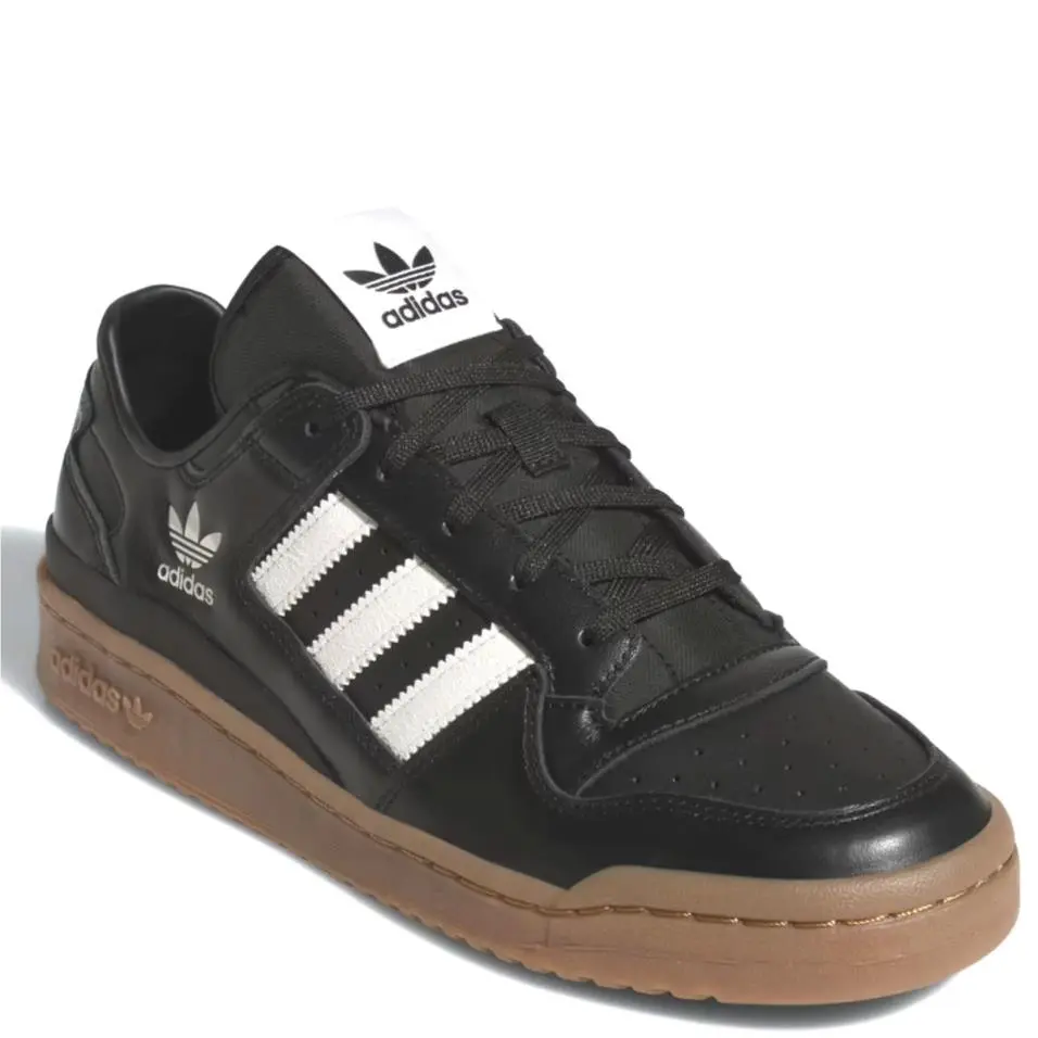 Adidas Forum Low CL Men`s Size 10 Black White Gum