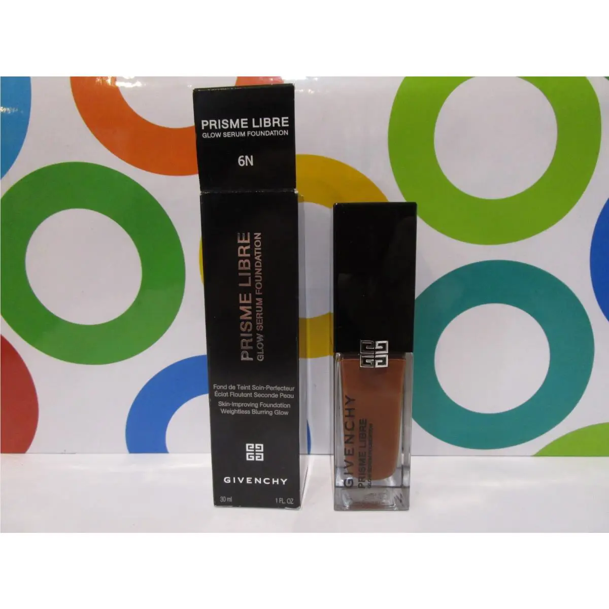 Givenchy ~ Prisme Libre Glow Serum Foundation ~ # 6N ~ Prisme Libre Glow Serum Foundation 6N 1 OZ