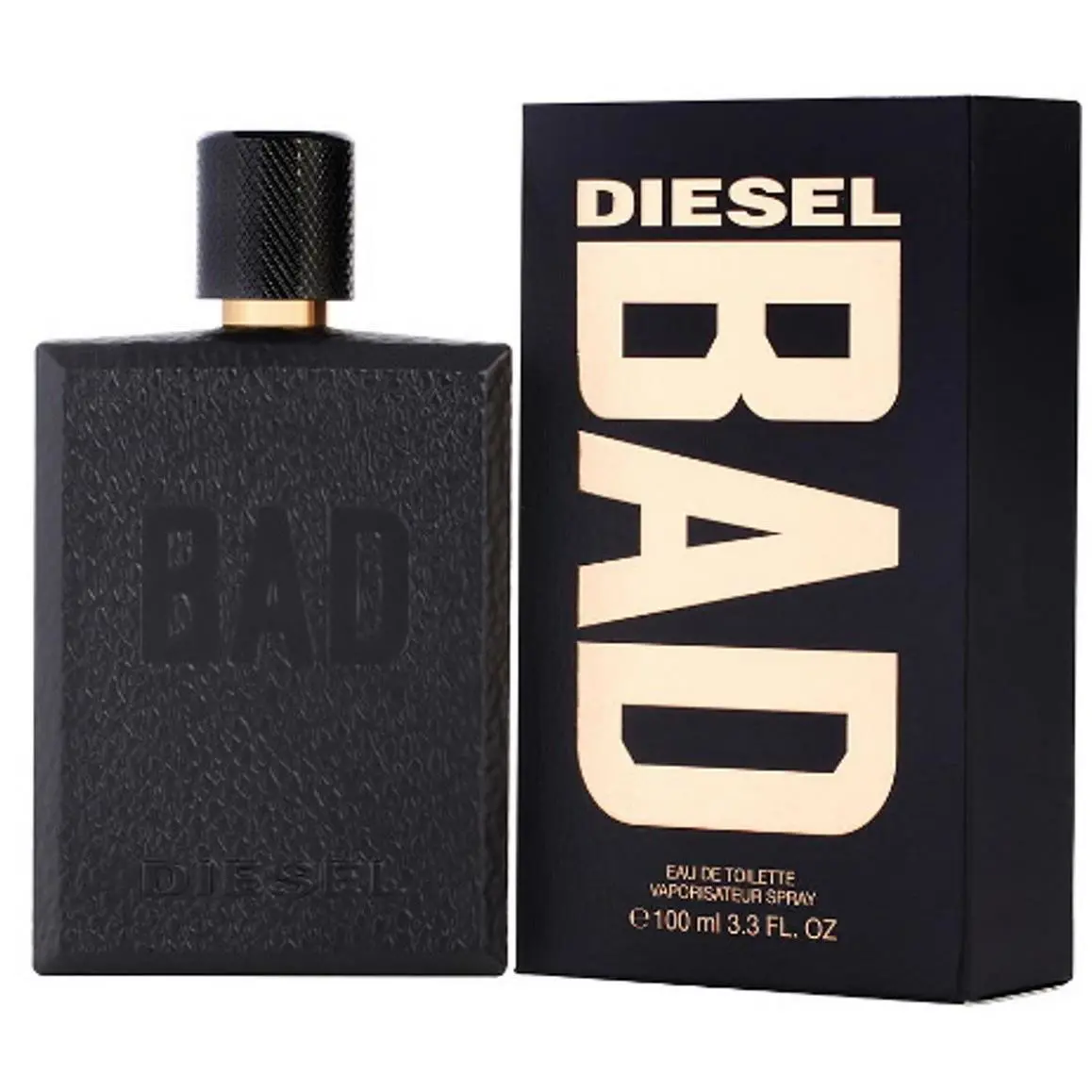 Bad  3.3 oz / 100 ml Eau de Toilette Edt Men Cologne by Diesel