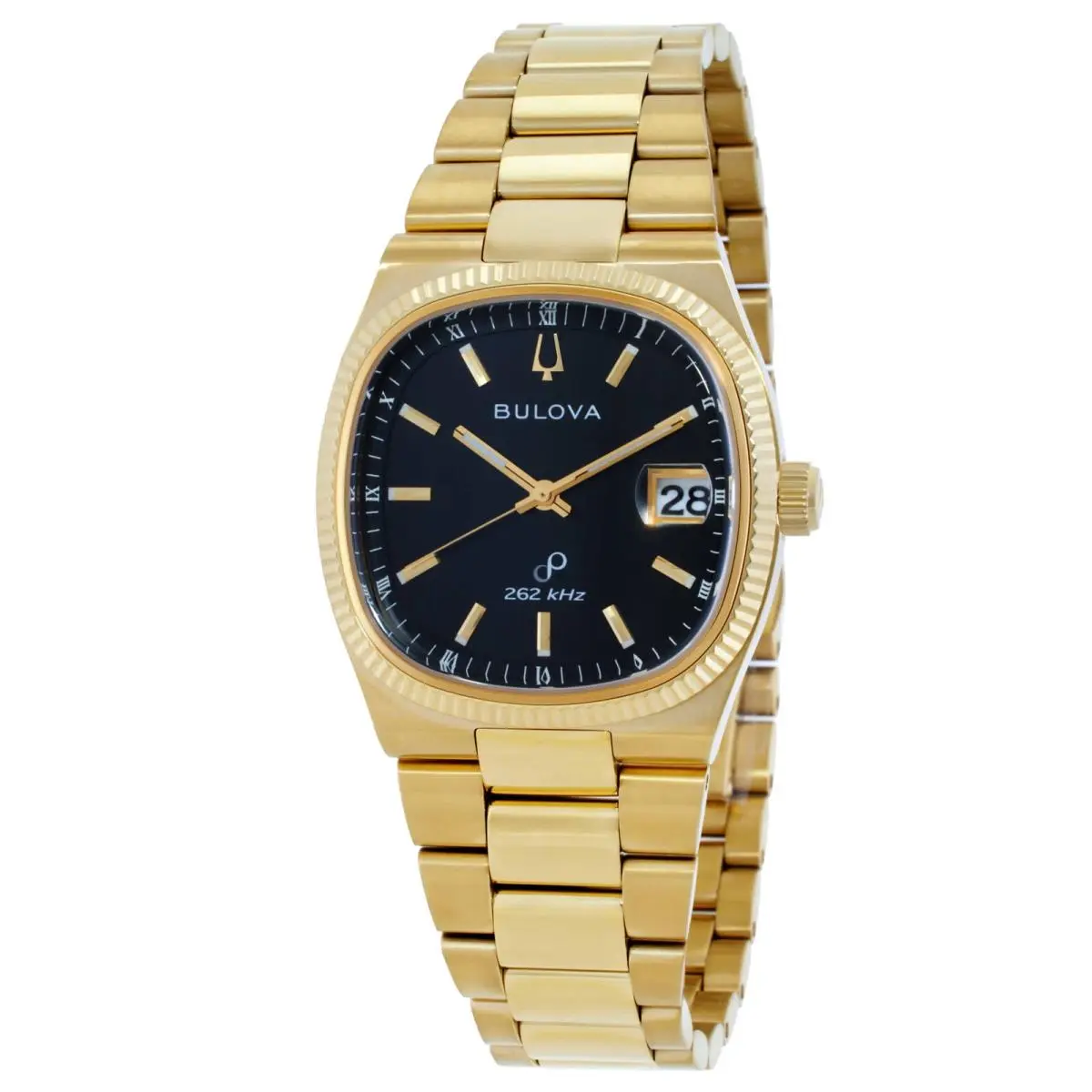 Super Seville Quartz Black Dial Men`s Watch 97B246 by Bulova
