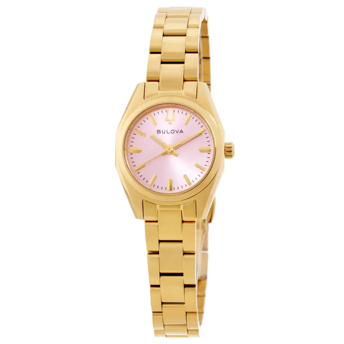 Surveyor Quartz Pink Dial Ladies Watch 97L187 by Bulova