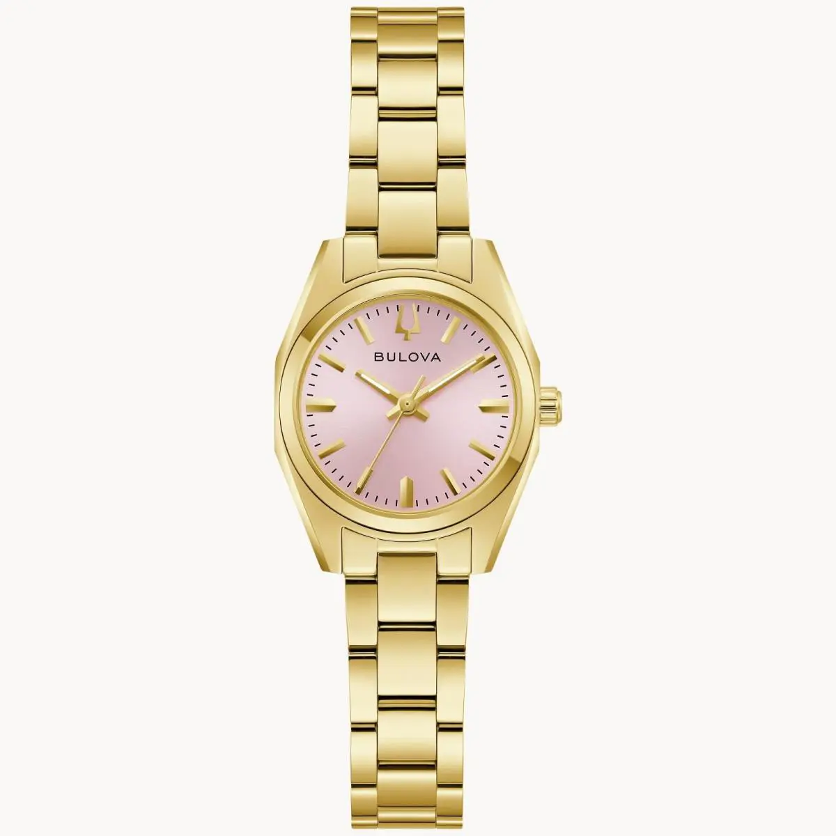 Bulova Surveyor Women`s Gold-tone Quartz Watch 97L187