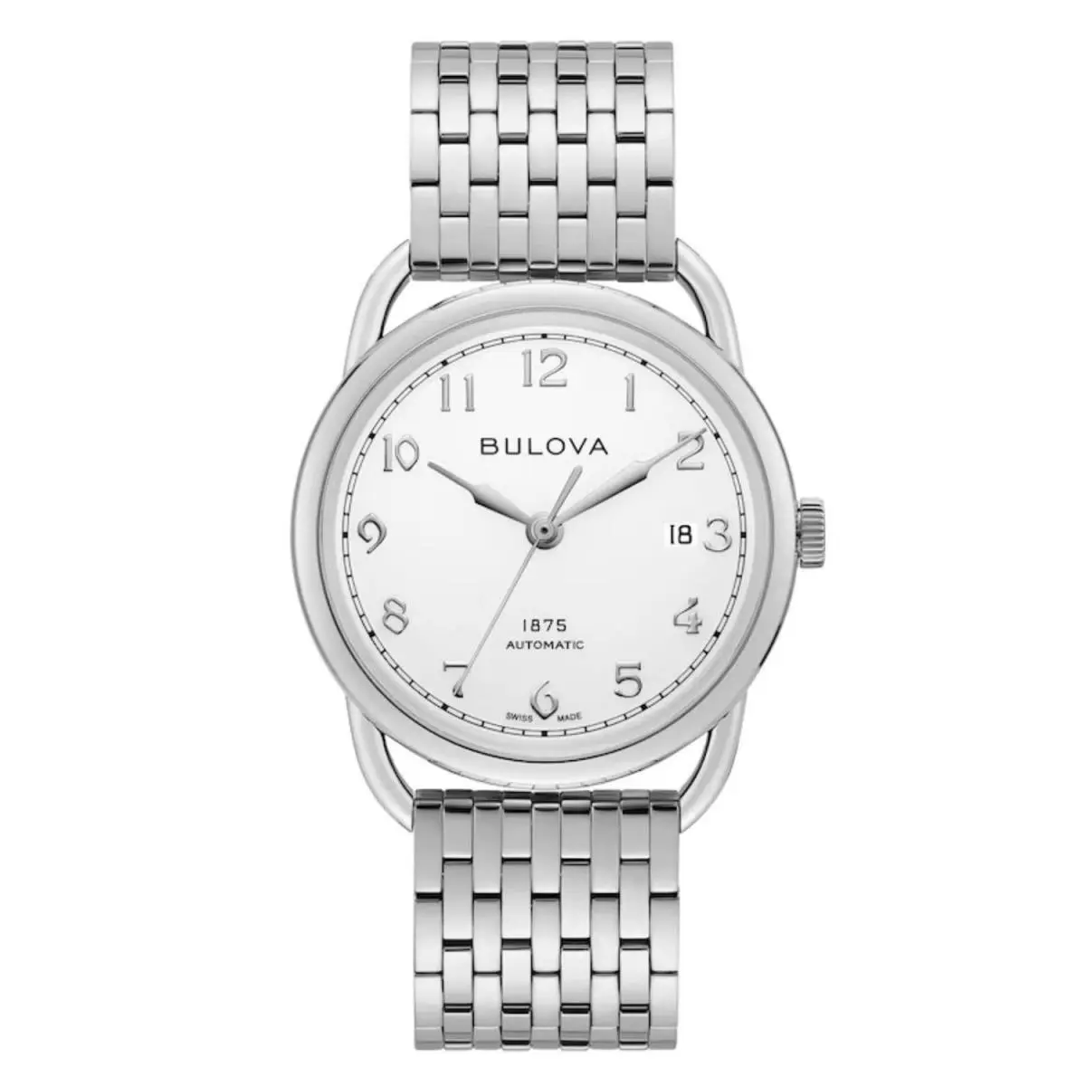 96B326 Men`s Commodore Limited Edition Silver-white Dial Automatic Watch by Bulova