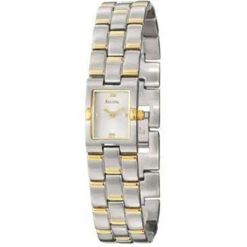 Bulova Classic Women`s 98T16 Quartz Silver and Gold Tone Bracelet Watch