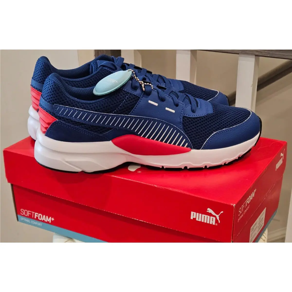 Puma shoes - PUMA Future - Future - 369502-06 - Galaxy Blue / White / Red / Black 6
