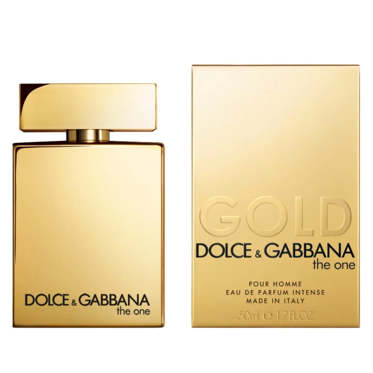 Dolce Gabbana The One Gold Intense For Men 1.7 oz 50 ml Eau de Parfum Spray