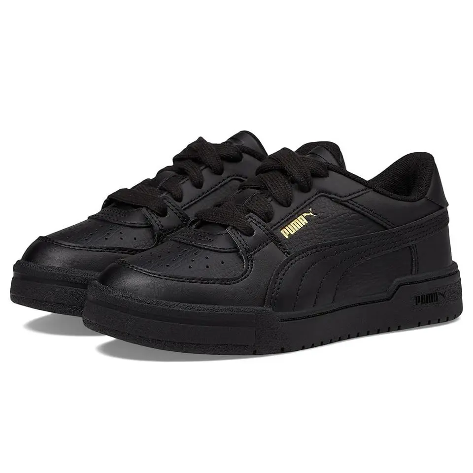 Puma California Pro Athletic Sneaker Classic PS Flat Shoe 382278 Black Kid 13.5C - Black