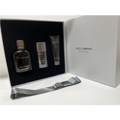 Dolce Gabbana Intenso Perfume Men 3 Pieces Gift Set