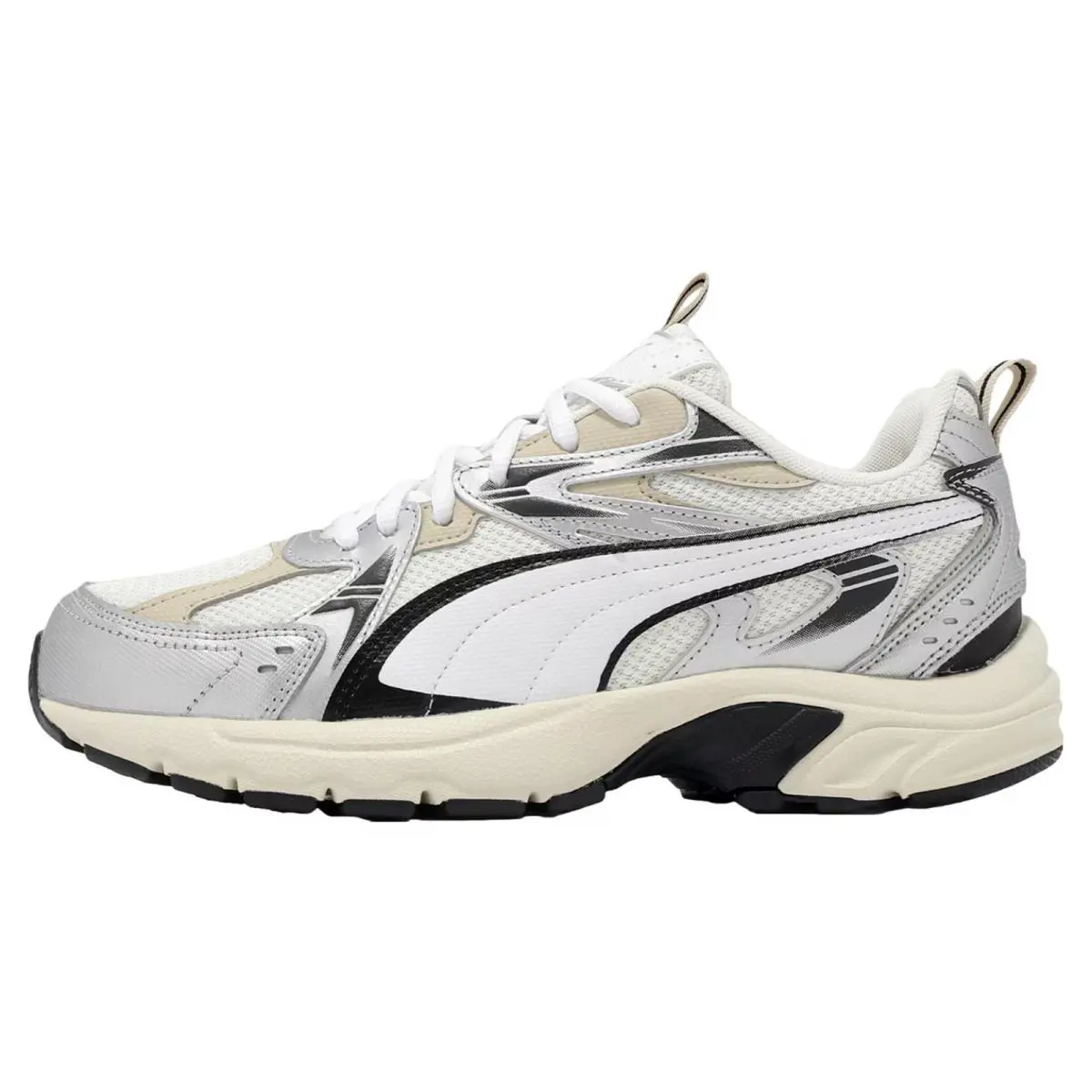 Puma Milenio Tech Sneaker White / Silver 392322-04 Men`s Size 10 Medium - Multicolor