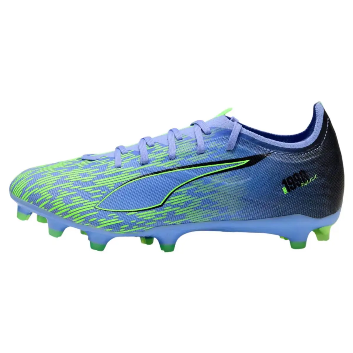 Puma Ultra 5 Match Chasing FG / AG Elektro Purple - Green Glare 108645-01 Men`s - Multicolor