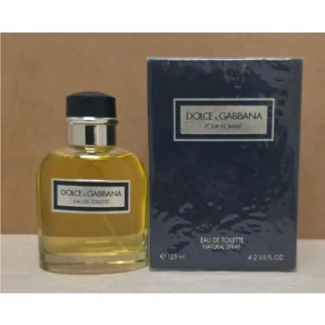 Dolce Gabbana Pour Homme 125 ML 4.2.OZ Eau DE Toilette Spray Old Formula Italy
