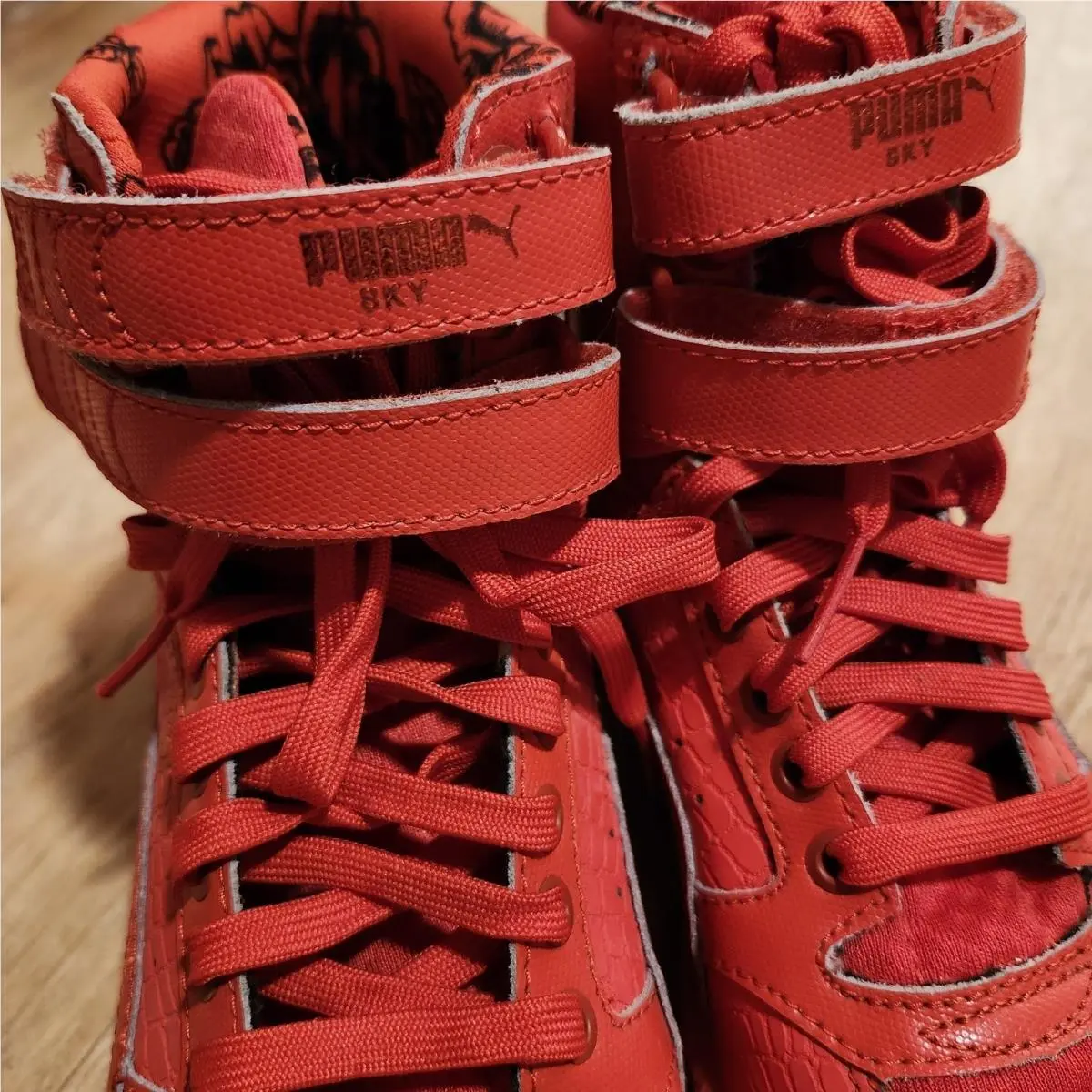 Puma shoes - Puma Sky Hi II High Risk - 361699 01 - Red 2