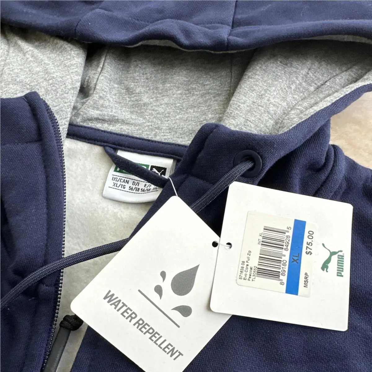 Puma clothing - Navy Front Gray Back (UPC: 0889180849285) 7