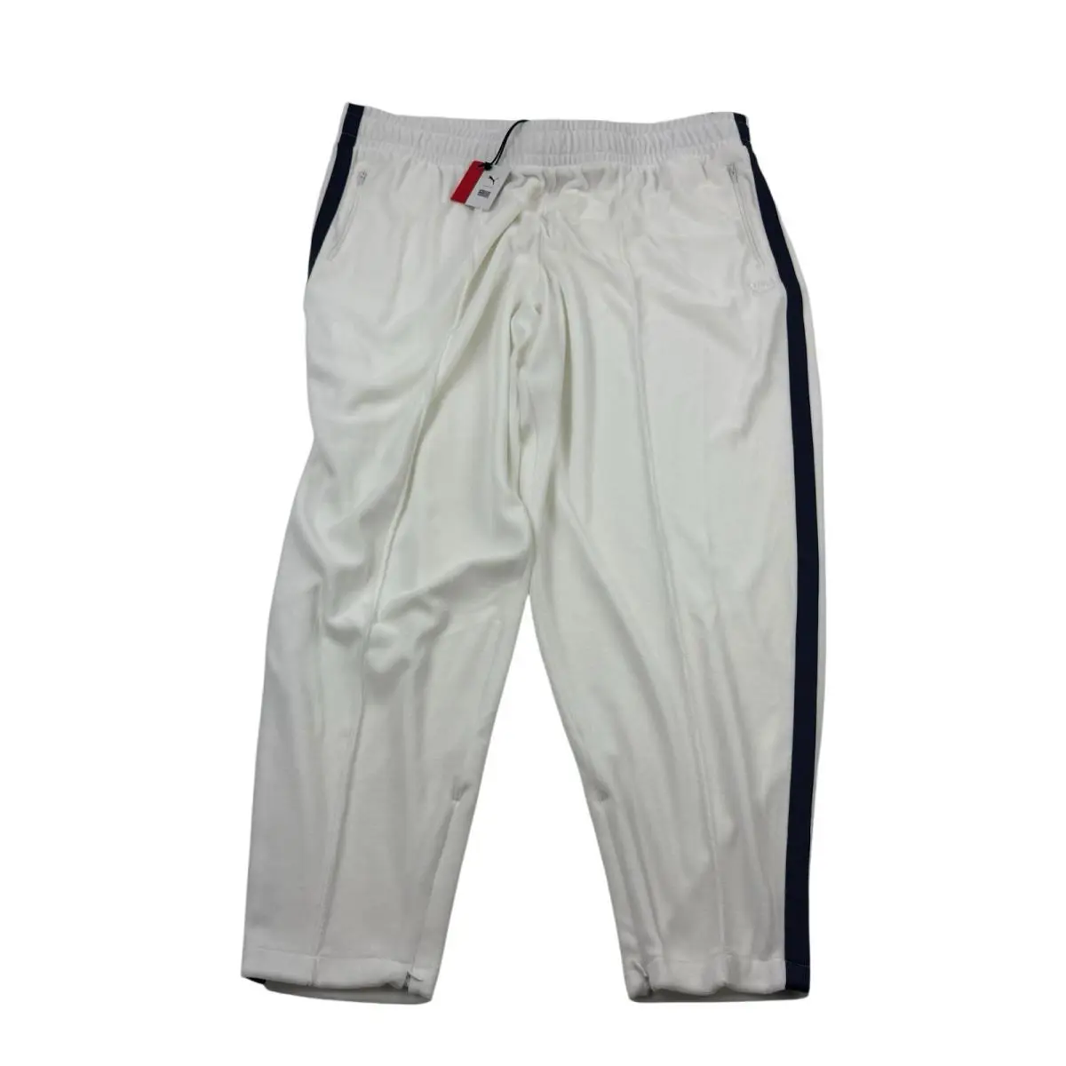 Puma x Tmc LL 3XL White Blue Stripe Nipsey Hustle Way Jogger Sweatpants