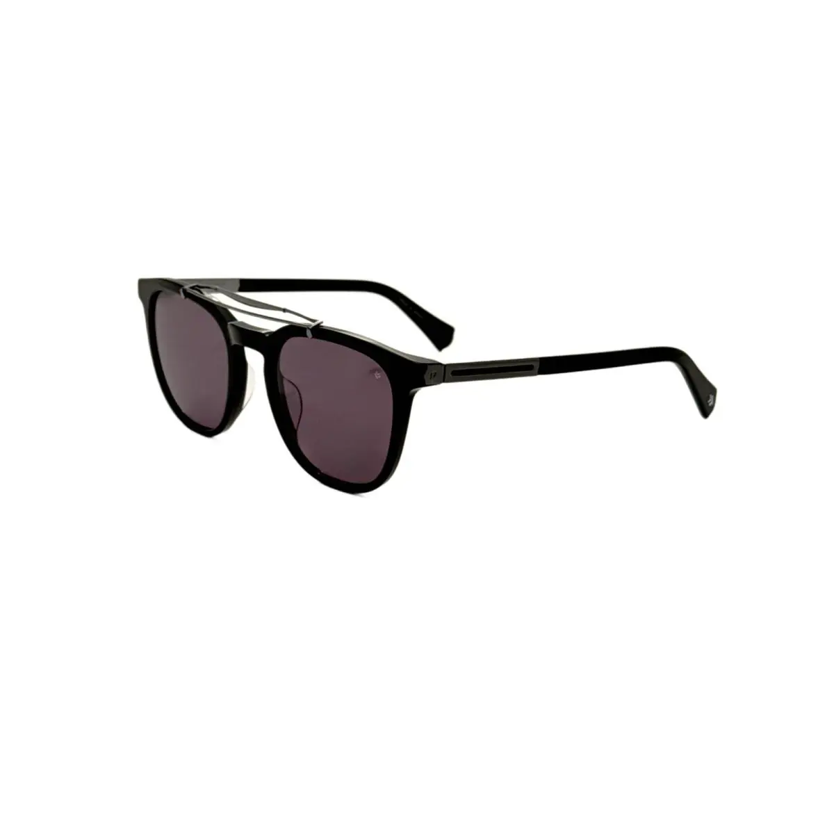 John Varvatos Men`s 52mm Black Silver Sunglasses SJV565-520BLS