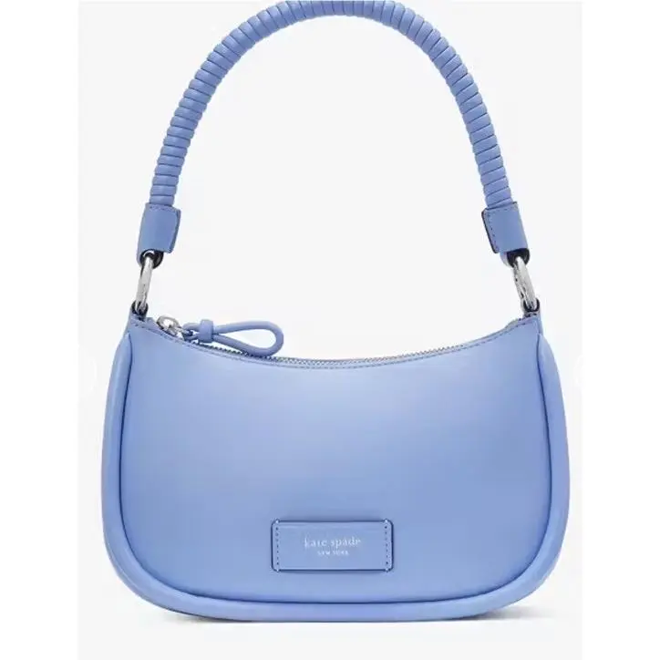 Loop Smooth Leather Shoulder Crossbody Bag Genie Blue by Kate Spade