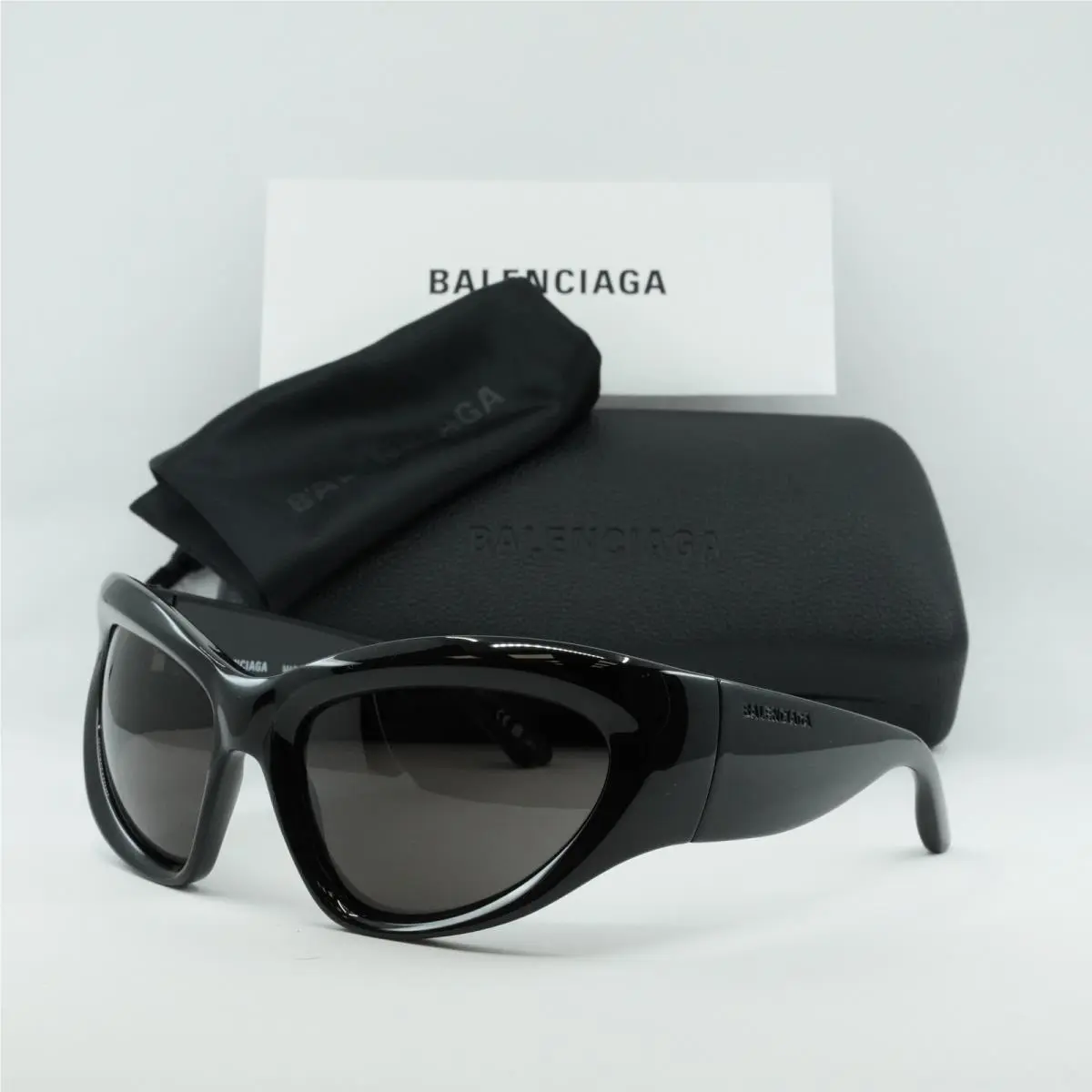 BB0228S 001 Black/grey 64-20-120 Sunglasses by Balenciaga