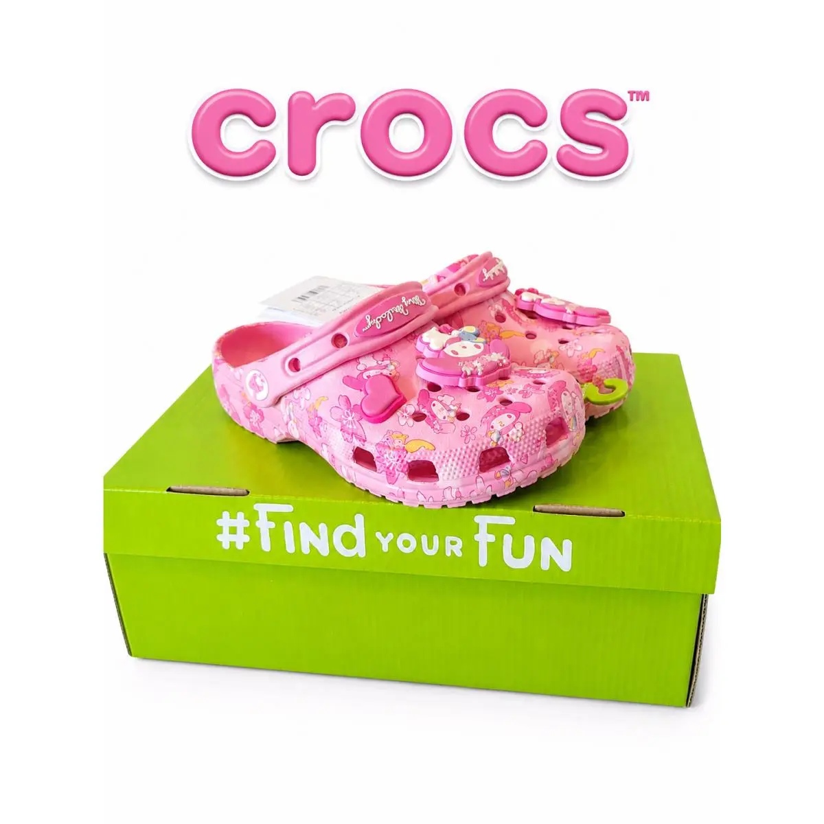Sanrio My Melody Crocs For Girls Lightweight Adorable Shoes