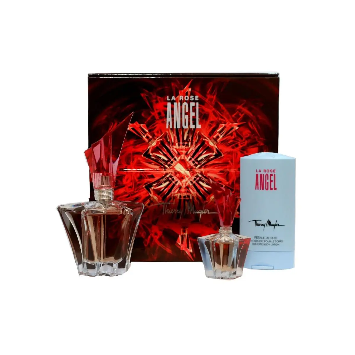Thierry Mugler Angel LA Rose 3PC Gift Set Eau DE Parfum Spray 25ML NIB-228238