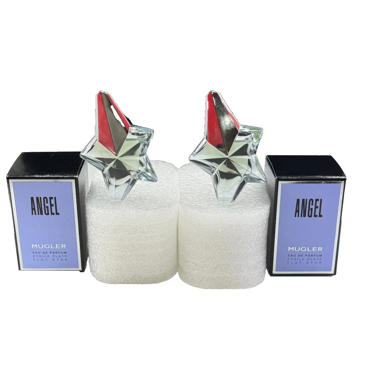 Angel  Edp Splash Flat Star 0.34 oz Total Lot OF 2 0.17oz +0.17oz by Mugler