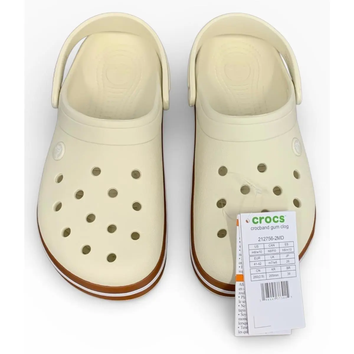 Crocs shoes - Crocs Crocband - Crocband - 212756-2MD - White (UPC: 198445373015) 2