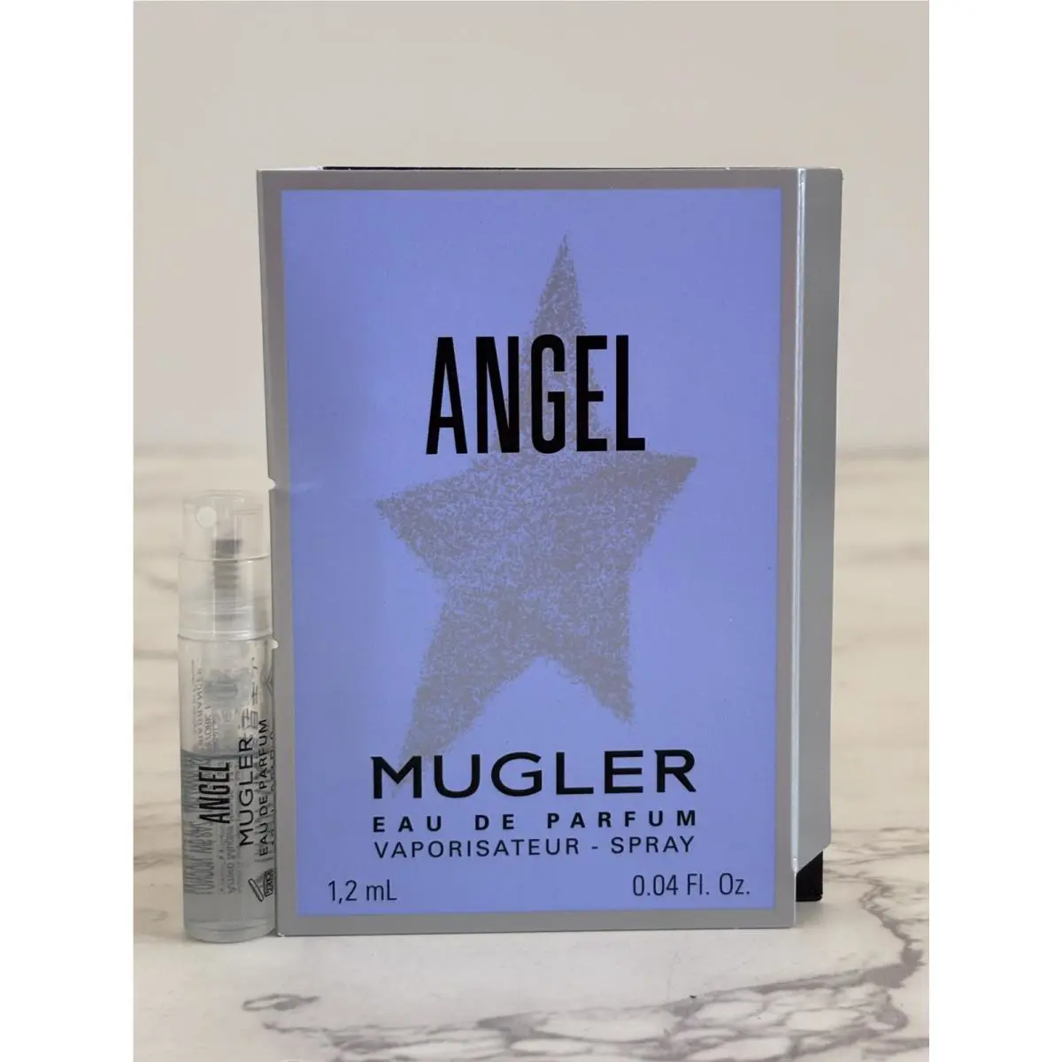 Angel  Edp Eau de Parfum Carded Sample Spray .04oz / 1.2ml by Mugler