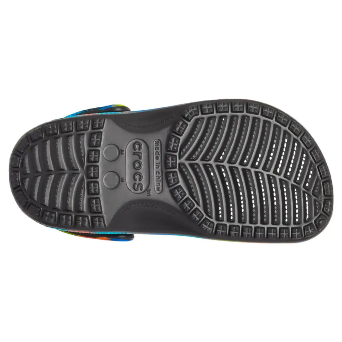 Crocs shoes - Black / Multi -U20- 208054-0C4 6