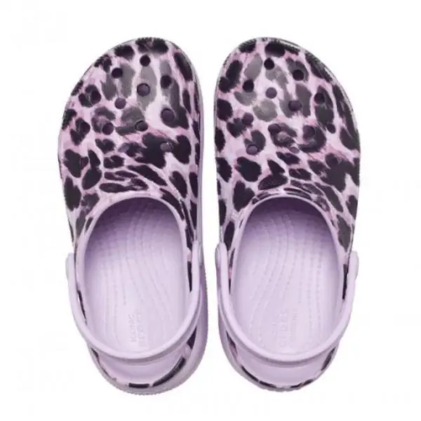 Crocs shoes - Purple/Leopard -U17- 207838-90L 3