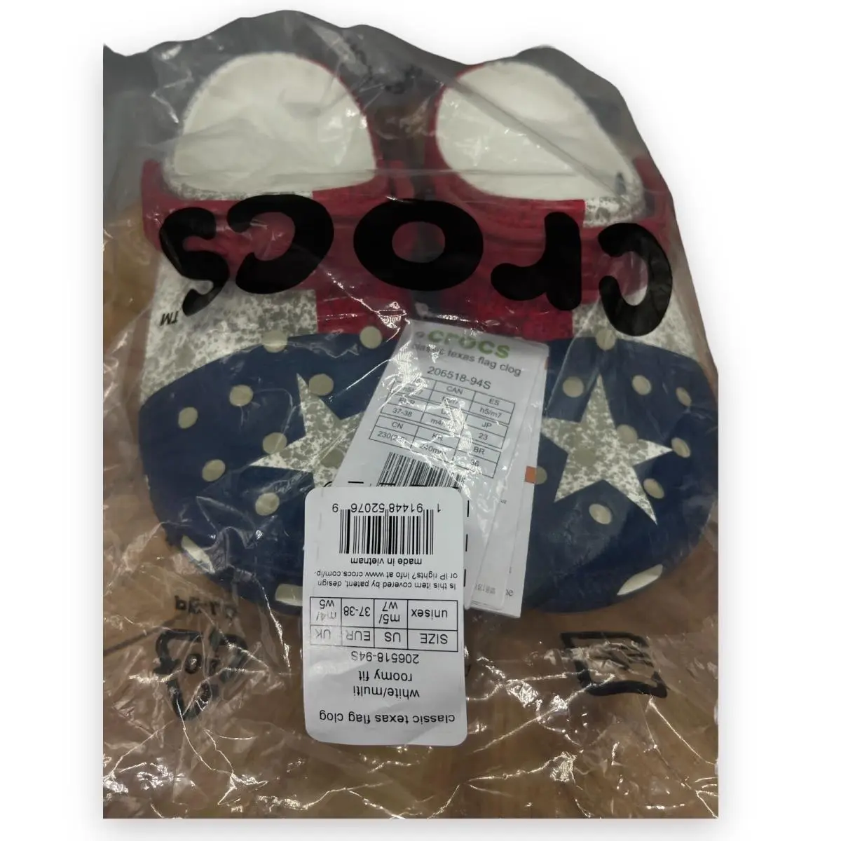 Crocs shoes - Crocs Texas Flag - Texas Flag - Multicolor (UPC: 191448520769) 6
