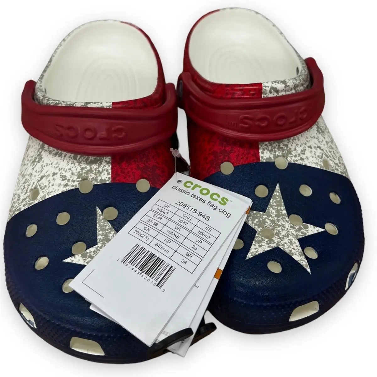 Crocs shoes - Crocs Texas Flag - Texas Flag - Multicolor (UPC: 191448520769) 3