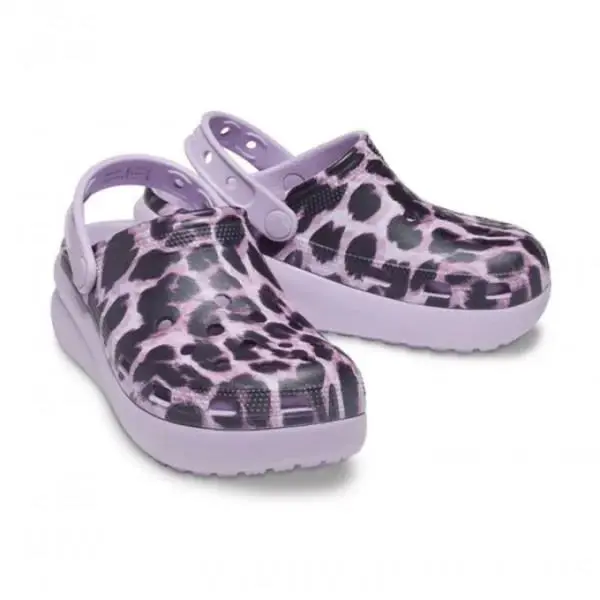 Crocs shoes - Purple/Leopard -U17- 207838-90L 0