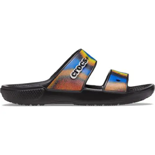 Crocs Classic Spray Dye Slip-on Sandals Slide Unisex 6/8 Shoes Multi-color