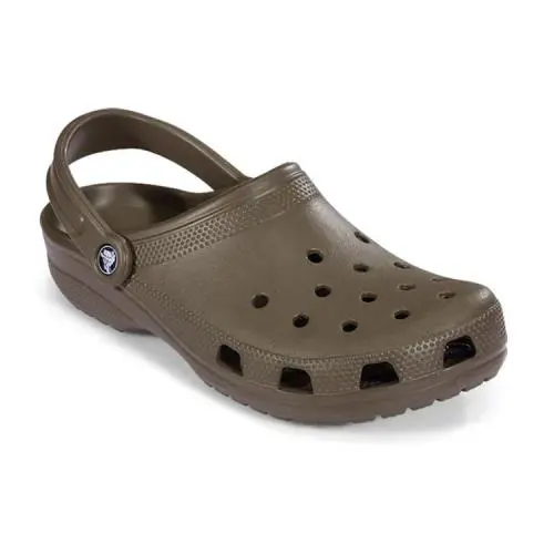 Crocs Classic Clog Casual Slip-on Sleeper Slide Men Shoes Chocolate Size 10