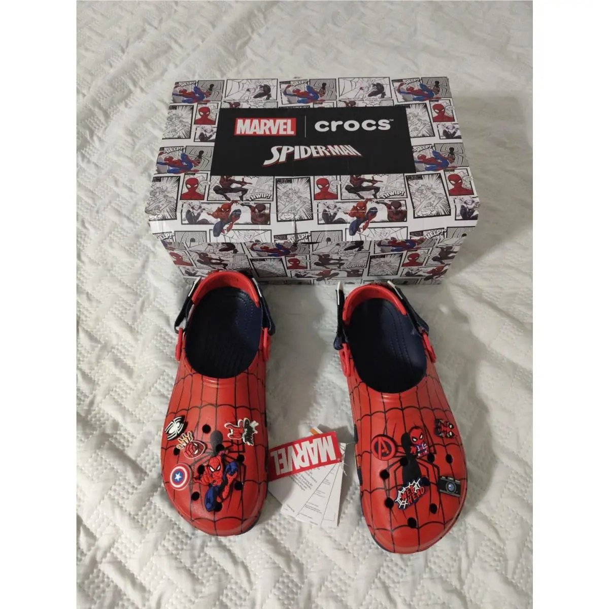 Crocs shoes - Crocs Classic Clog - Classic Clog - 211408-90H - Red/Blue/Black 0