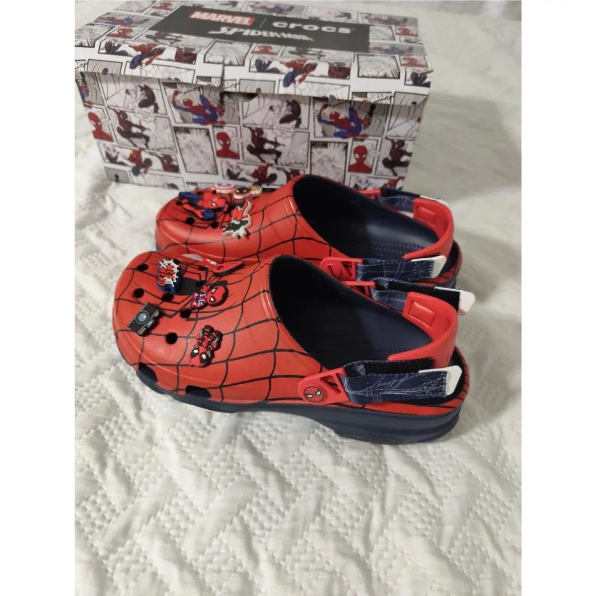 Crocs shoes - Crocs Classic Clog - Classic Clog - 211408-90H - Red/Blue/Black 5