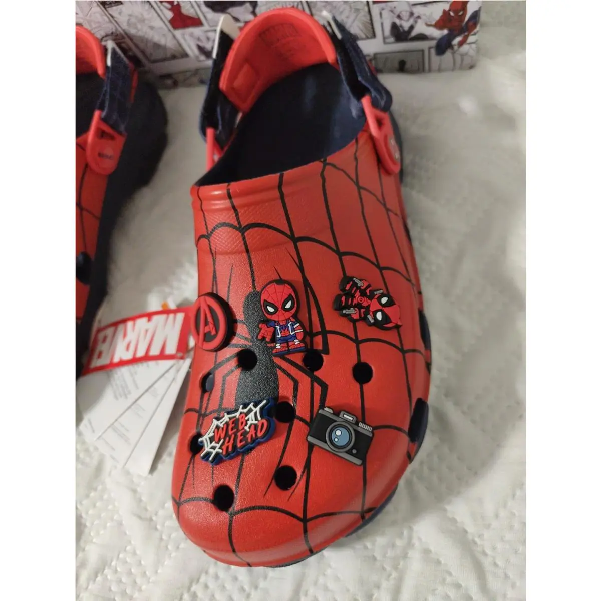Crocs shoes - Crocs Classic Clog - Classic Clog - 211408-90H - Red/Blue/Black 1