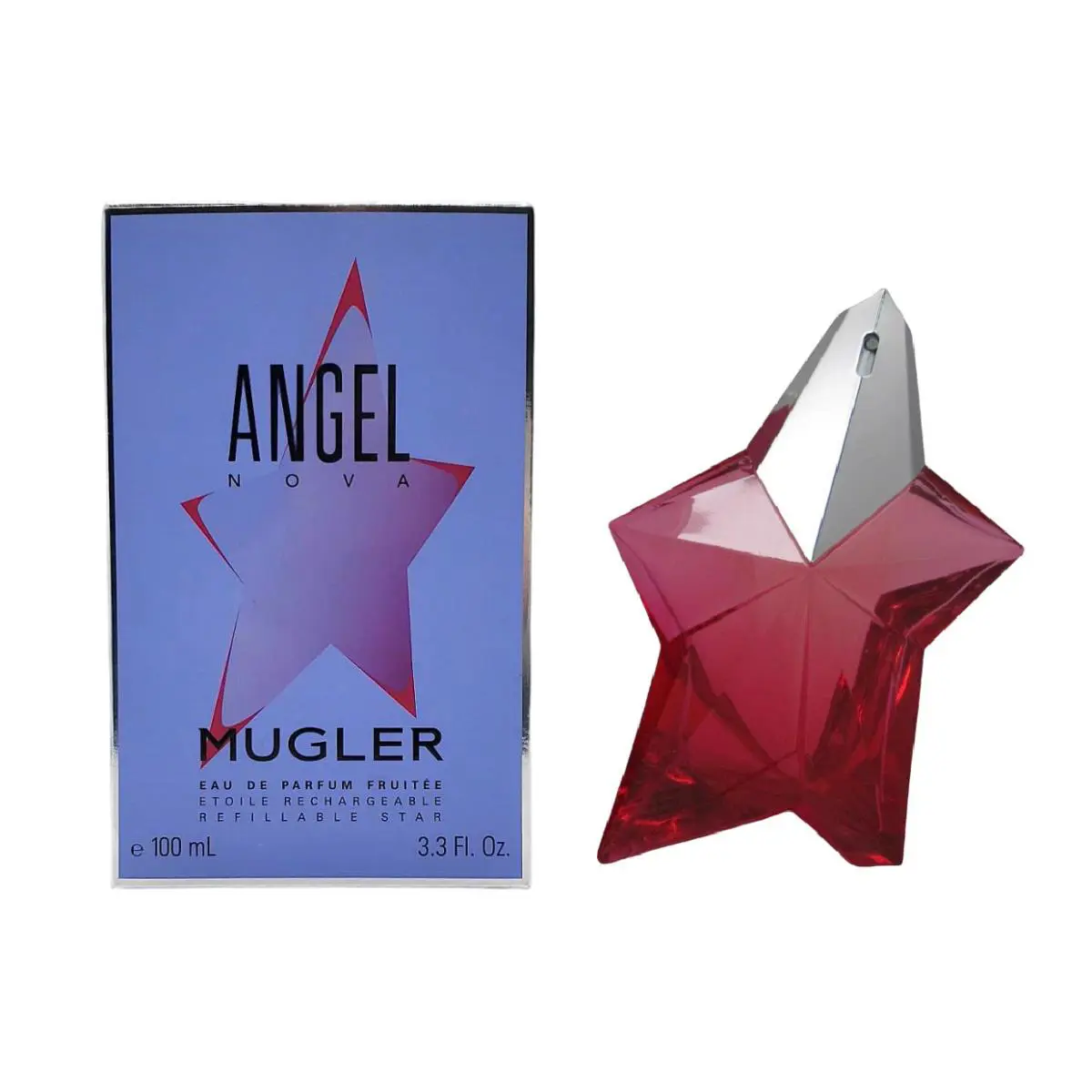 Angel Nova  For Women 3.3 oz Eau de Parfum Spray - Refillable Star by Mugler