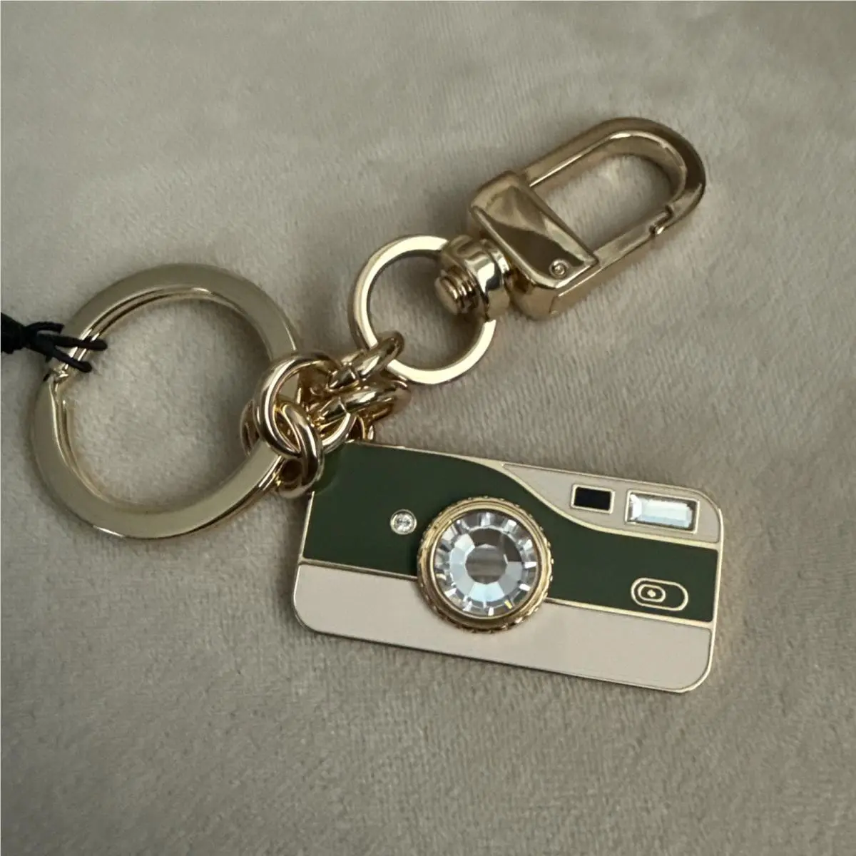 Kate Spade Picture This 3D Metal Camera Key Fob Bag Charm KL928 X1