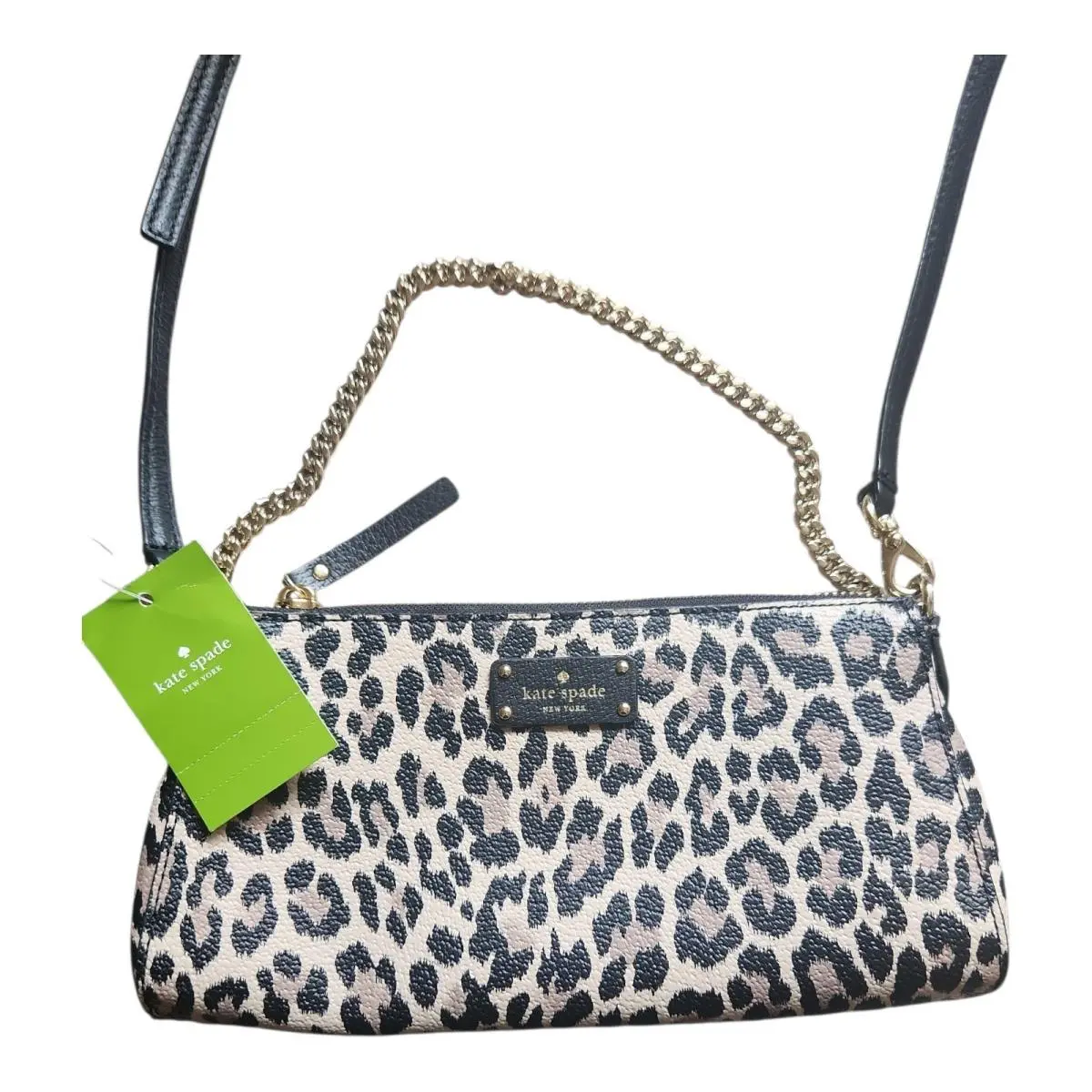 Kate Spade Jane Purse Leopard Print Crossbody